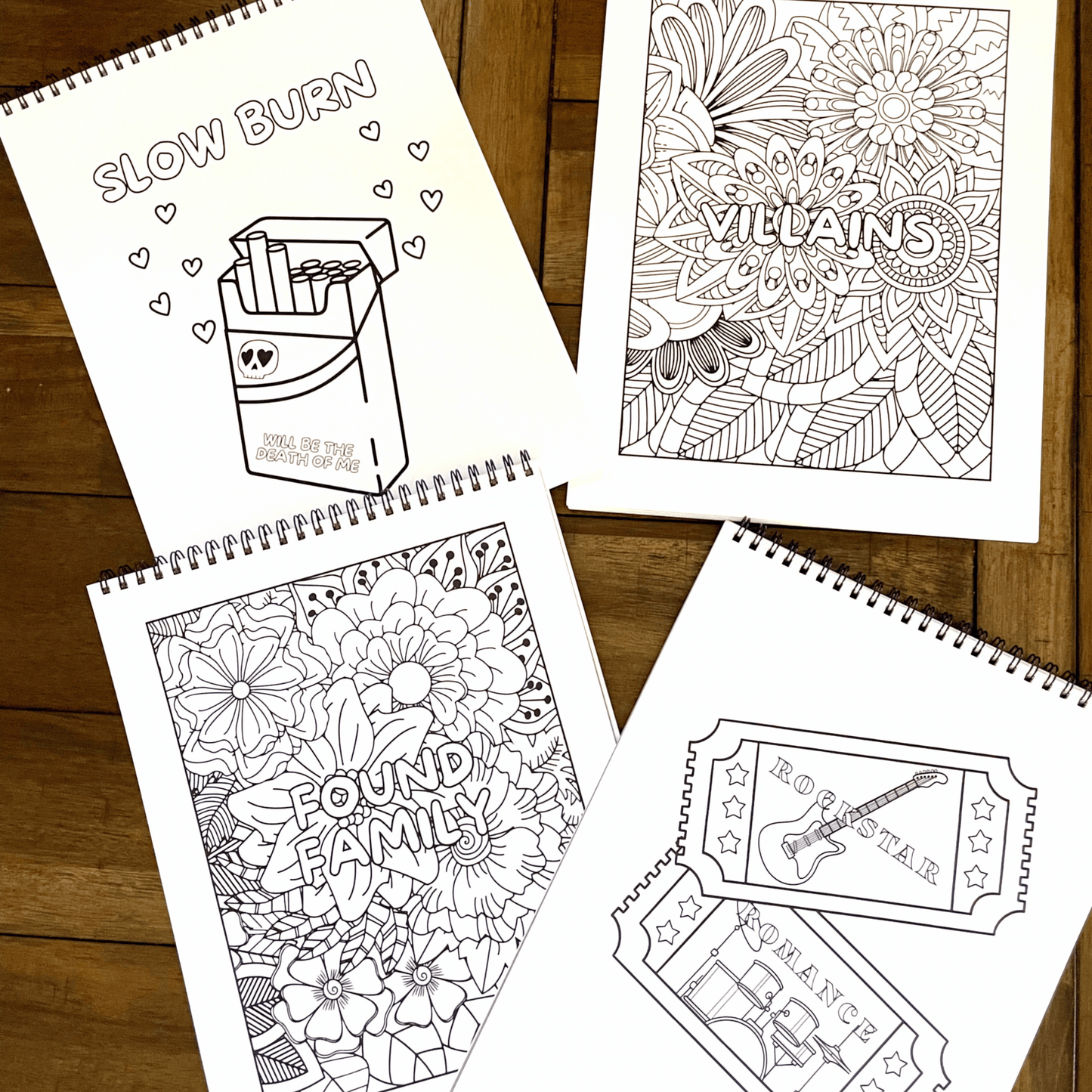 The Spicy Book Trope Lover Coloring Book l Adult Coloring Books l Dark Romance Reader Gifts