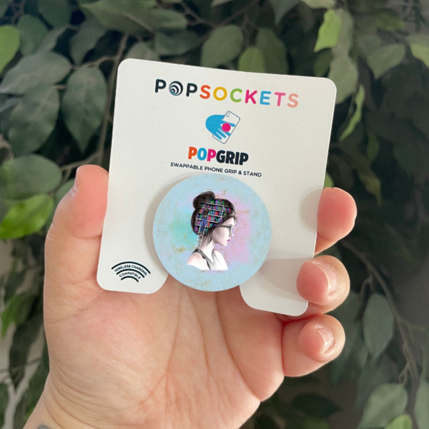 Spicy Bookish Swappable PopSocket for Smut Reader l Spicy Book Readers Gift for Bookworm l E-Reader Accessories l Kindle Reader l Book Popsocket l Phone Stand